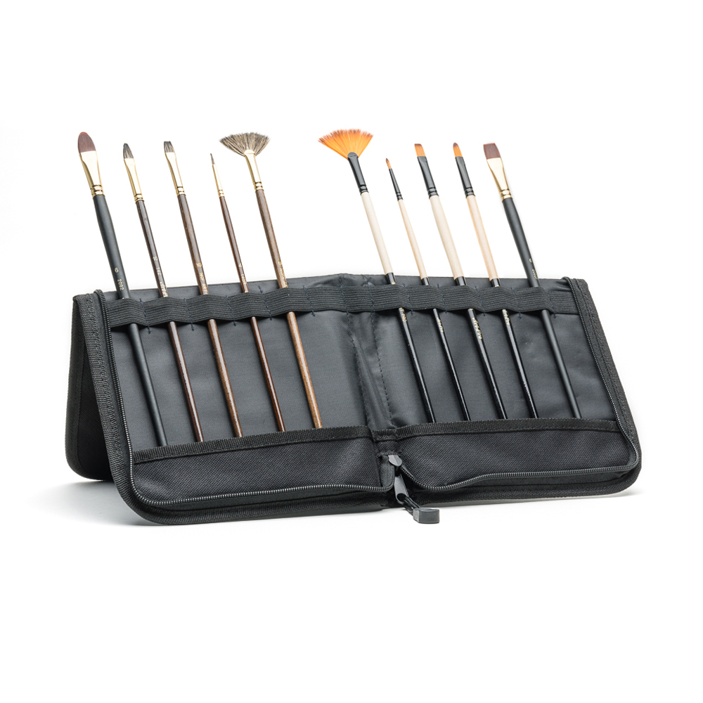 Brush case & support - long handle