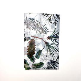 Silk paper NATACHA CREATIVE - Pine branches & cones