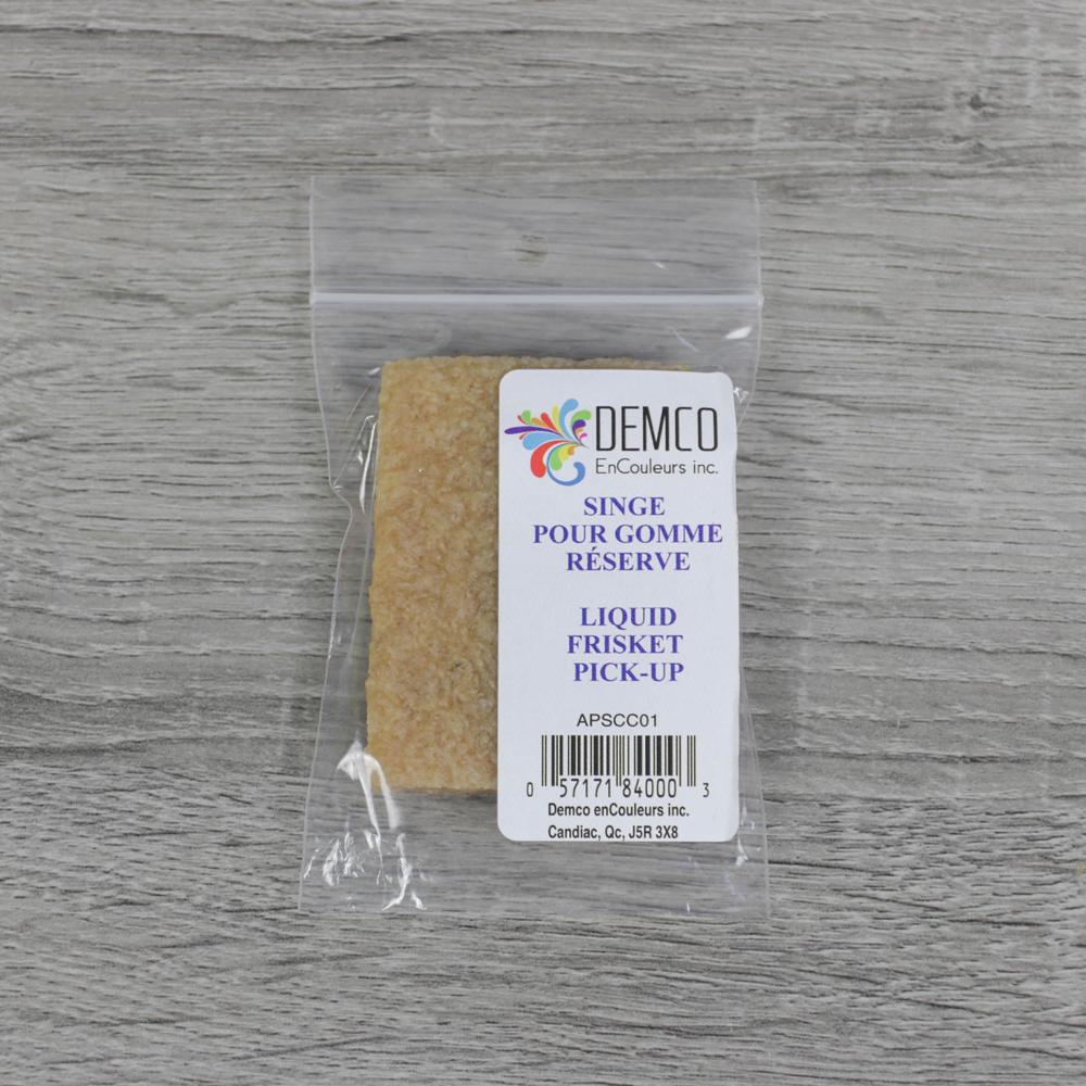 Liquid frisket pick-up